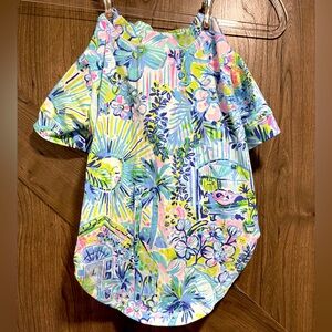 NWOT Lilly Pulitzer Dog PJ Shirt - Size S/M - Lilly’s House.